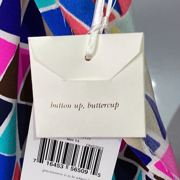 NWT Kate Spade size 14 100% silk dress sleeveless - Picture 9 of 11